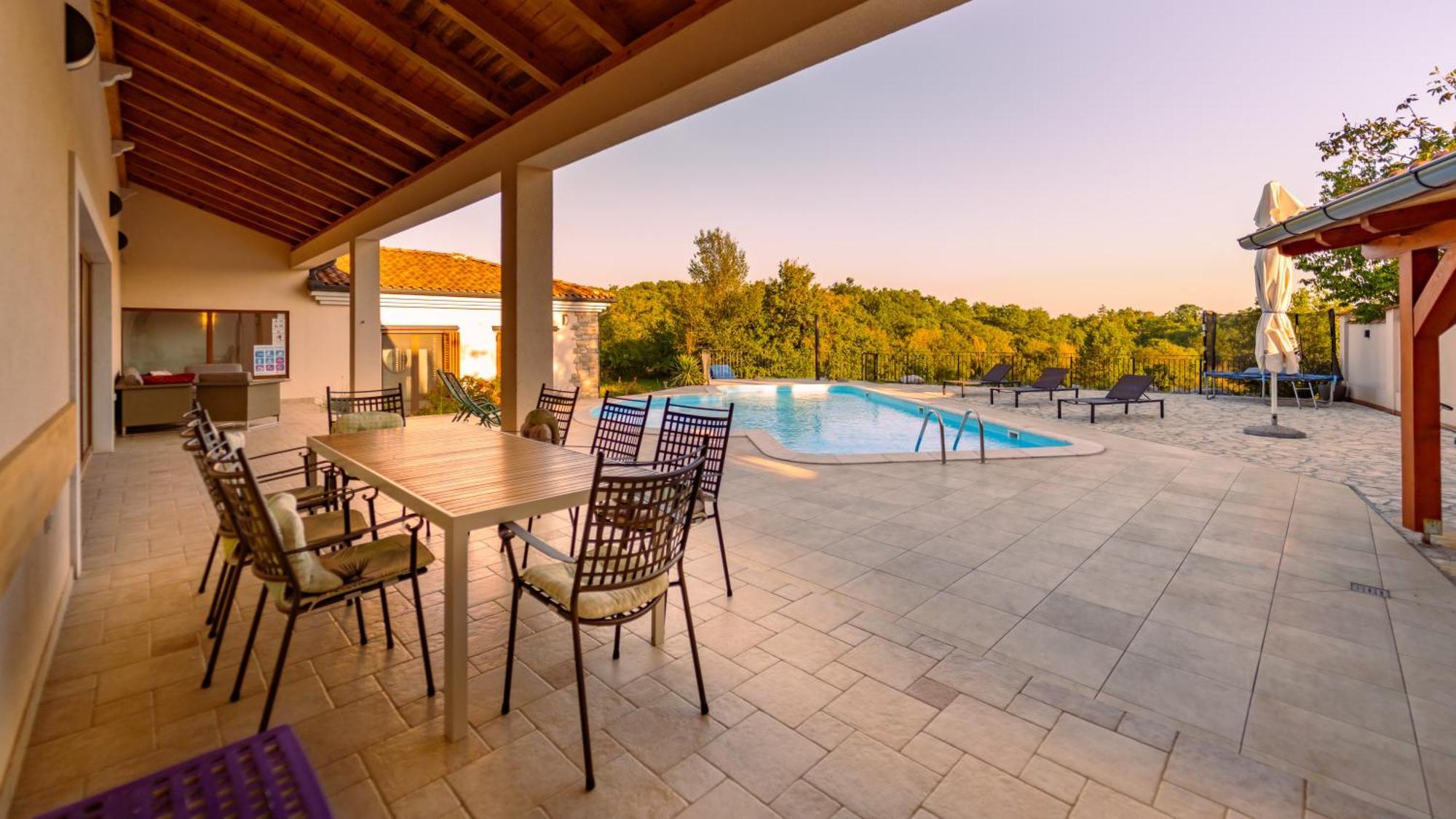 Villa Arton Heated Swimming-Pool Žminj Buitenkant foto