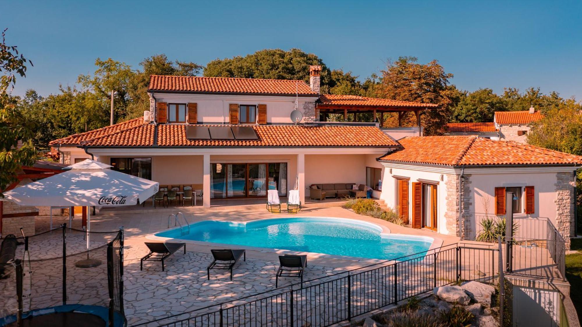 Villa Arton Heated Swimming-Pool Žminj Buitenkant foto