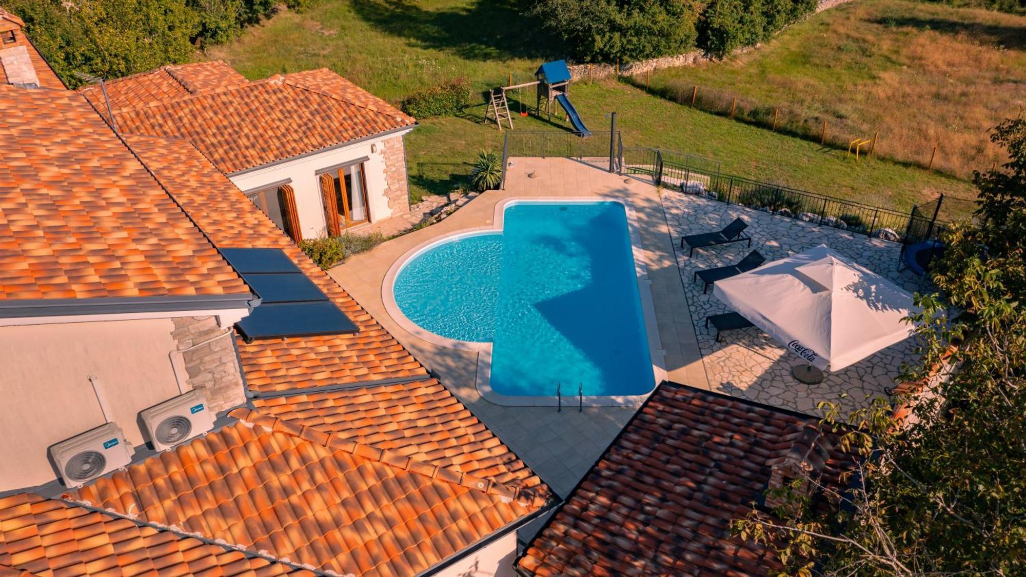 Villa Arton Heated Swimming-Pool Žminj Buitenkant foto