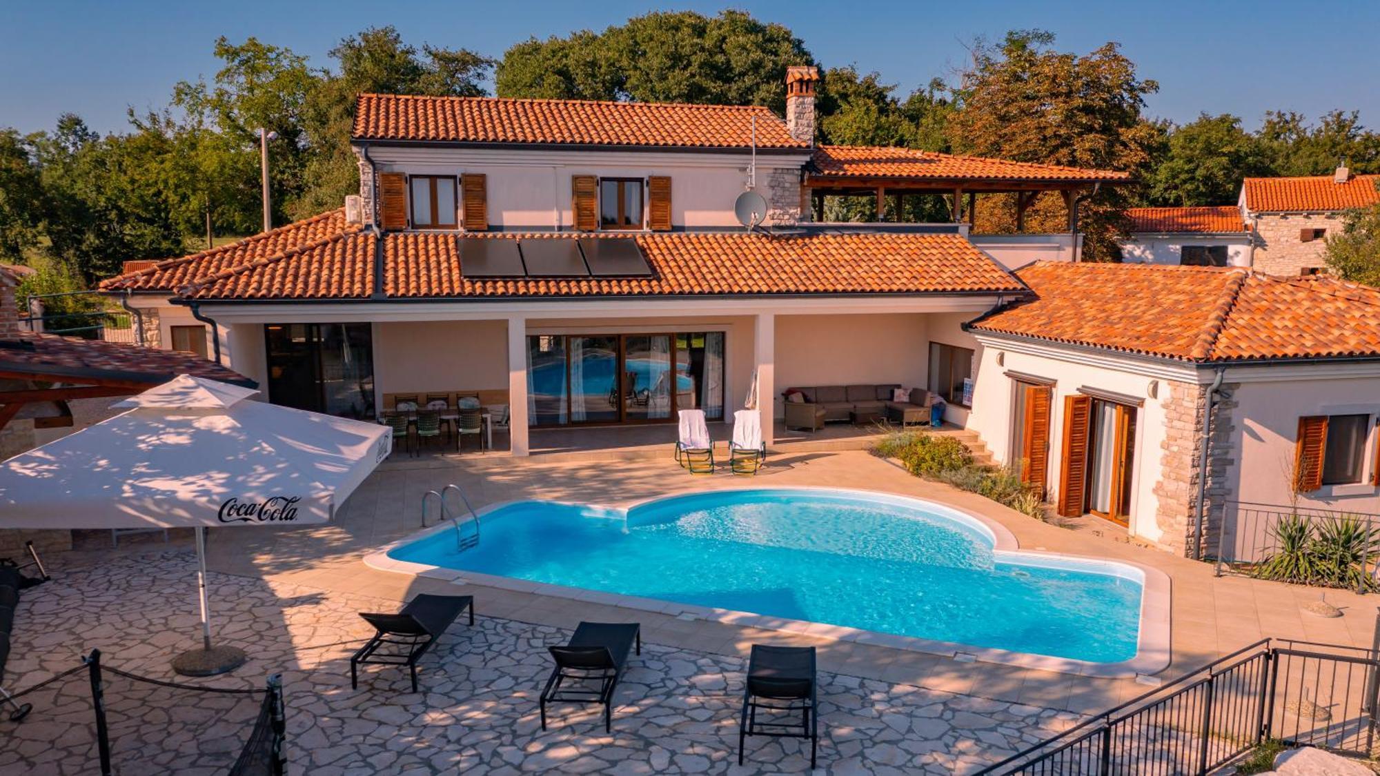 Villa Arton Heated Swimming-Pool Žminj Buitenkant foto